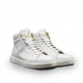 Serfan High Sneaker Men white gold